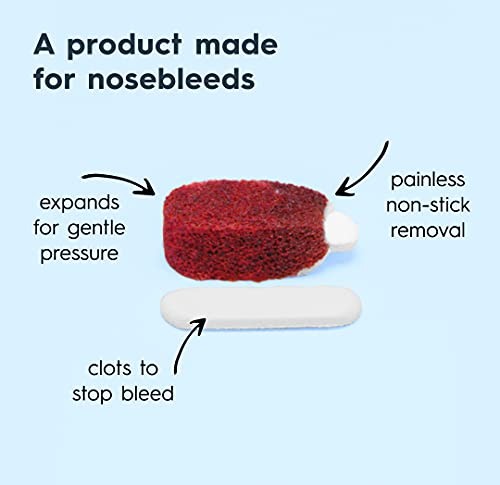 Nampons for Nosebleeds – 12 Nasal Plugs with Clotting Agent to 12 Pack, Adult