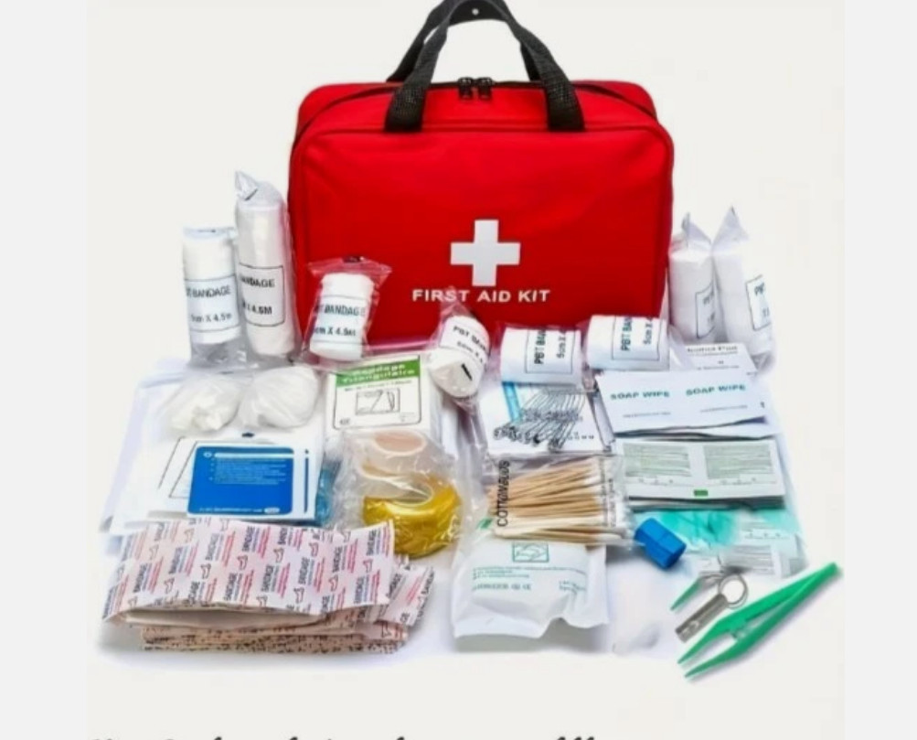 160 Pcs First Aid Car Kit Medical Emergency Trauma Basic Tactical Survival Bag