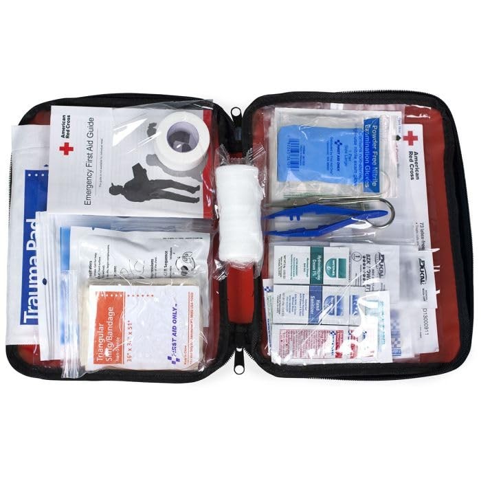 American Red Cross Officially Licensed Product, First Aid Kit, 73 Piece Emerg…