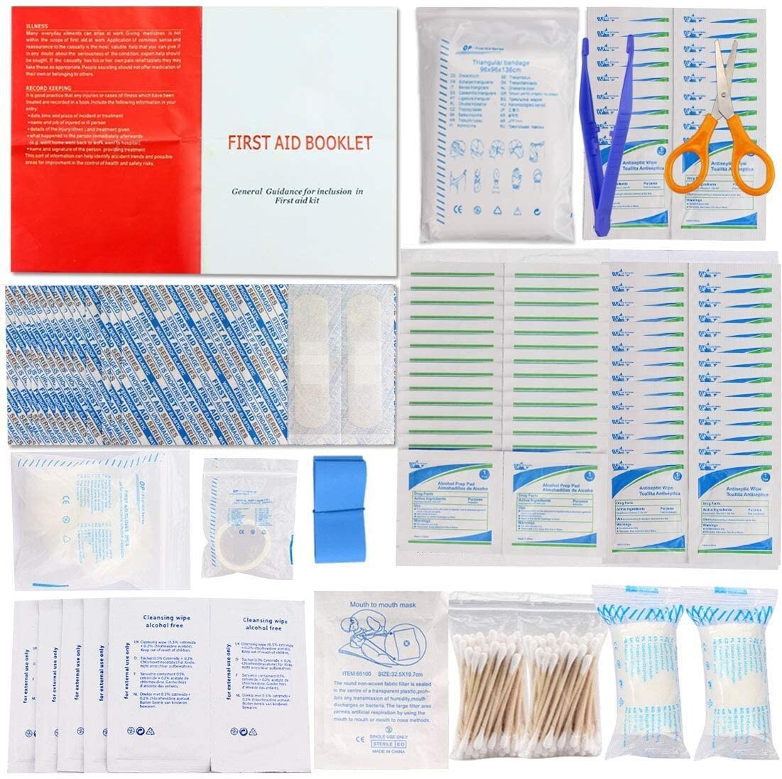 Kit Primeros Auxilios De Supervivencia 241Pcs Emergencia Para Exterior Coches DA