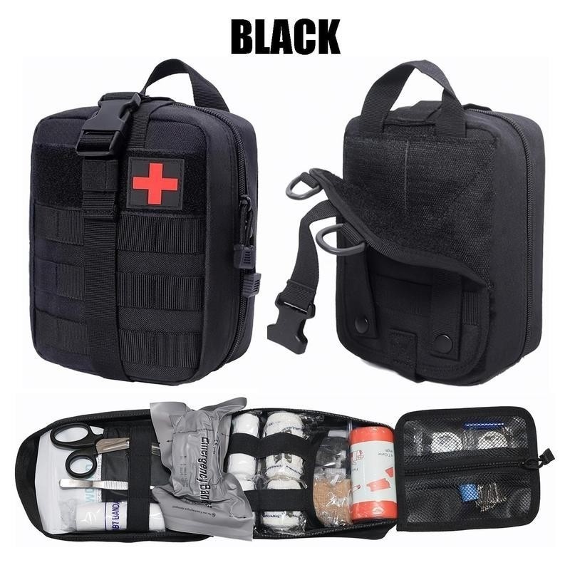 Emergency Trauma First Aid Kit – Tourniquet – Military Survival IFAK EMT Outdoor