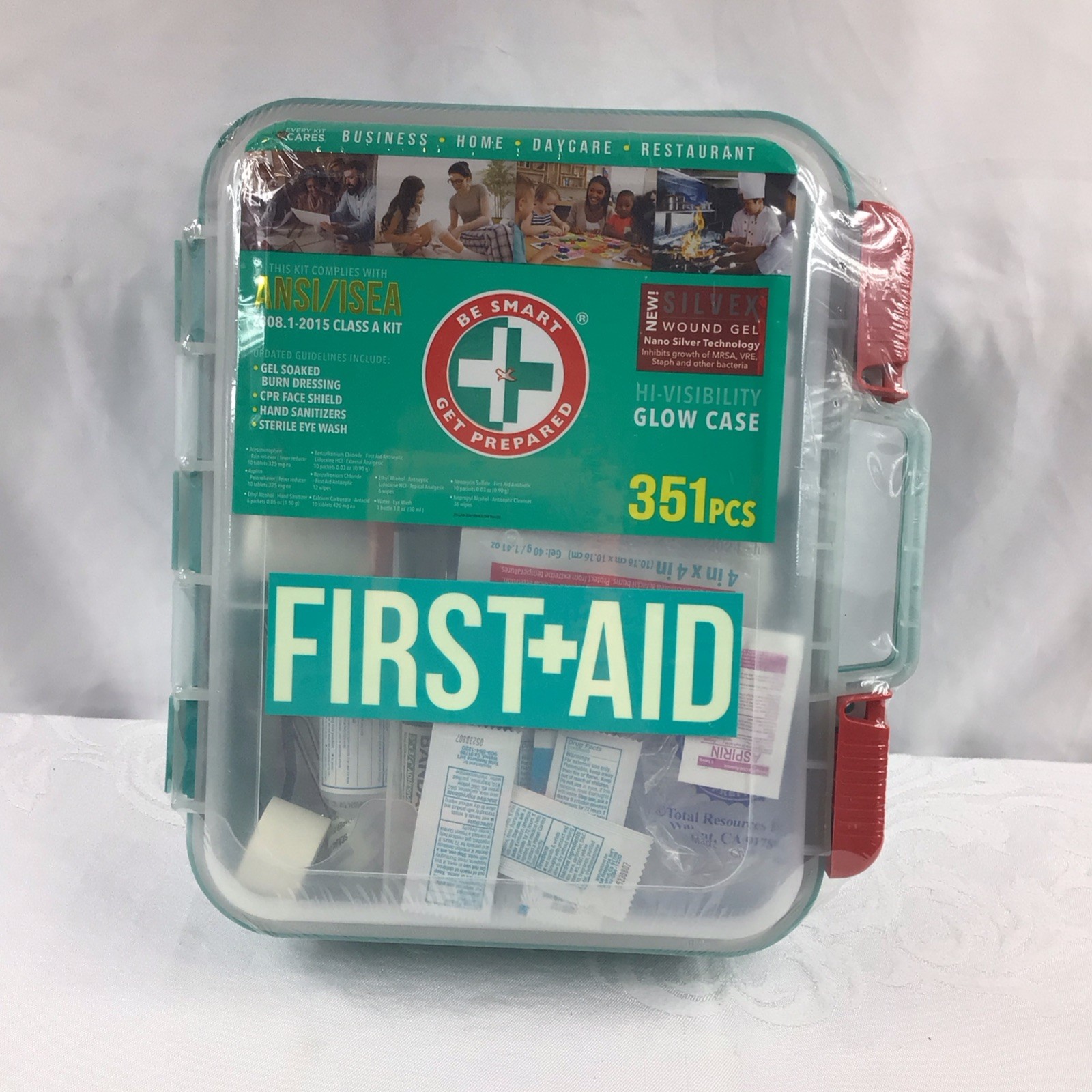 Emergency First Aid Kit (351 Pcs)- Expired, Sealed Never Opened!!!