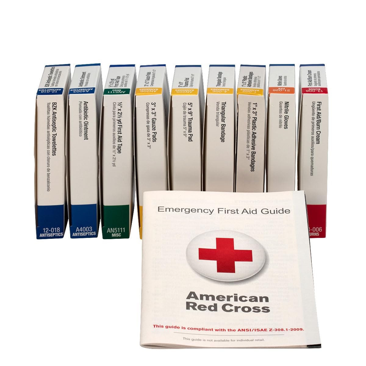 First Aid Kit Refill for 10 People, 59 Count, Package may vary 740010, 740010