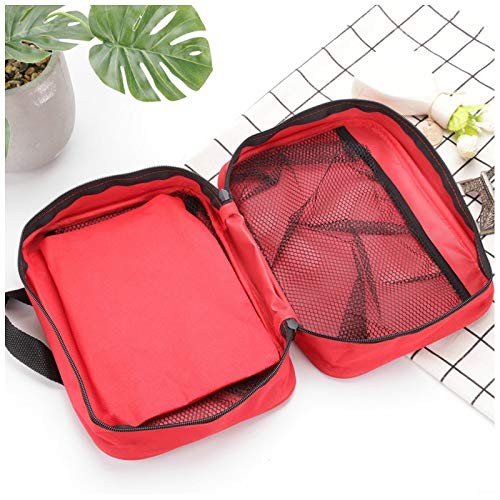 PAXLAMB First Aid Bag Kit Empty 1 Count (Pack of 1), Red 1PC