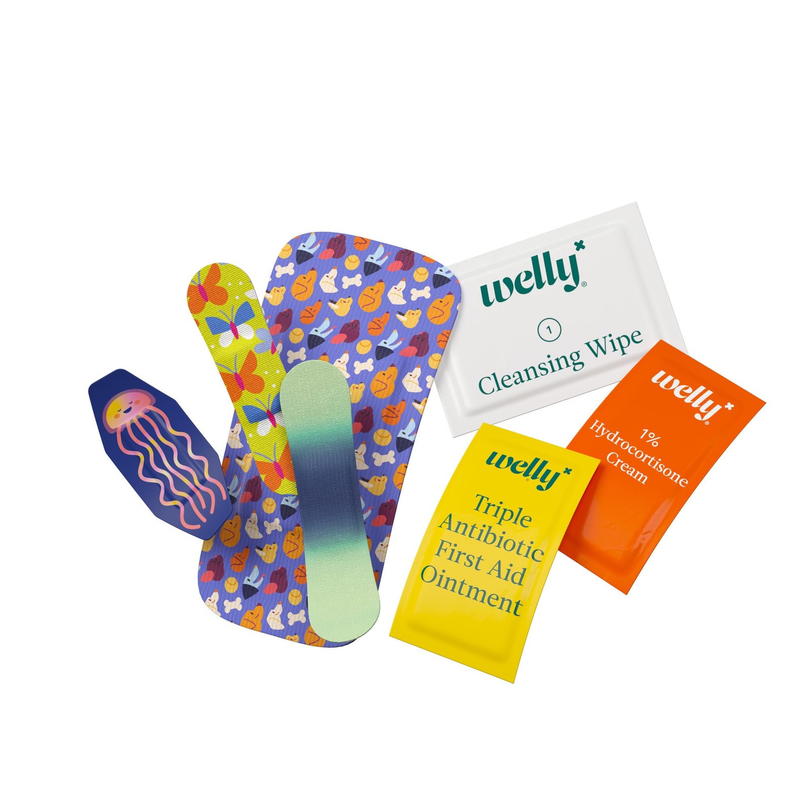 Welly First Aid Kit – Bravery Badges in Flexible Fabric and Waterproof, Singe…