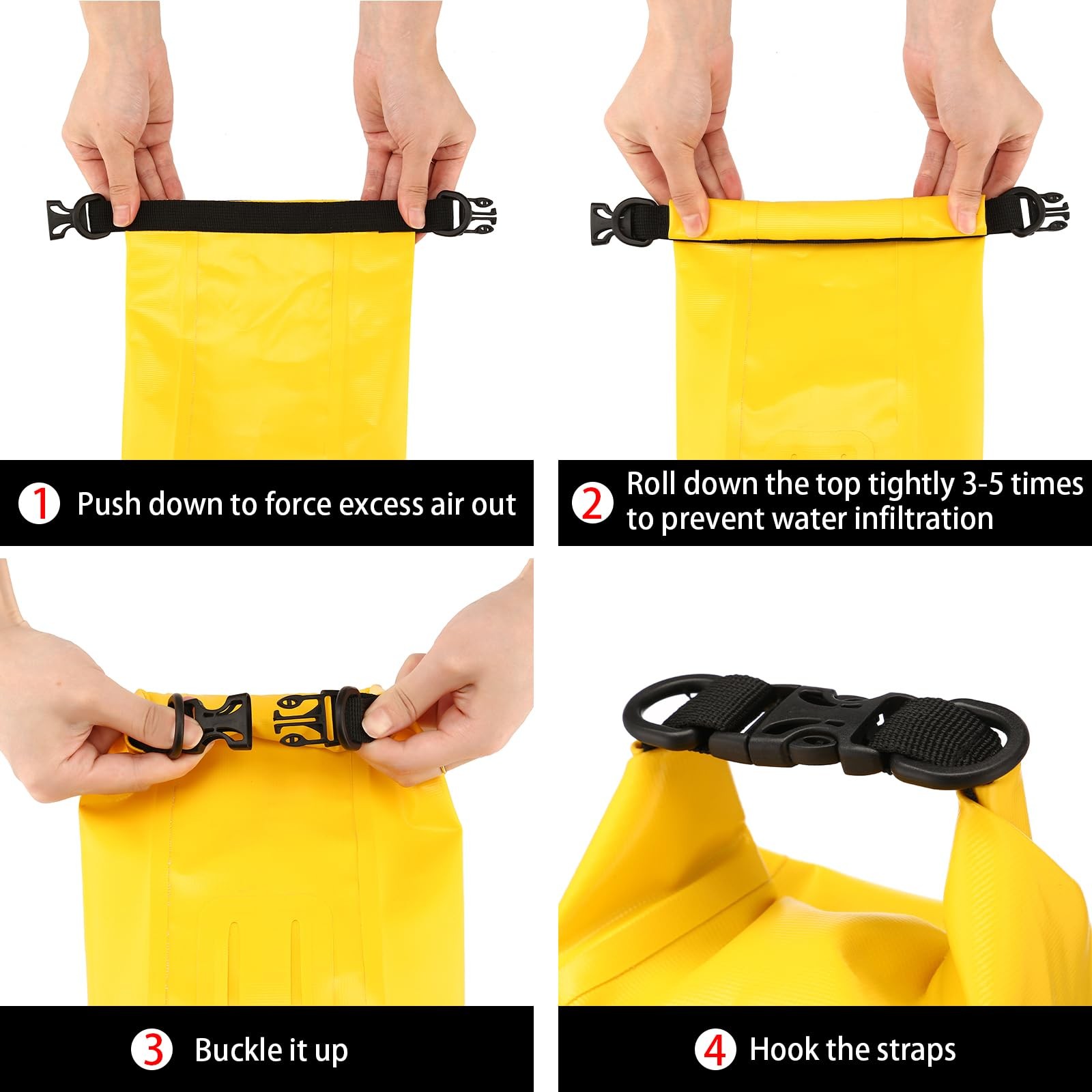 Boat First Aid Kit Waterproof, Marine Emergency Kit with Roll Top Dry Bag for…