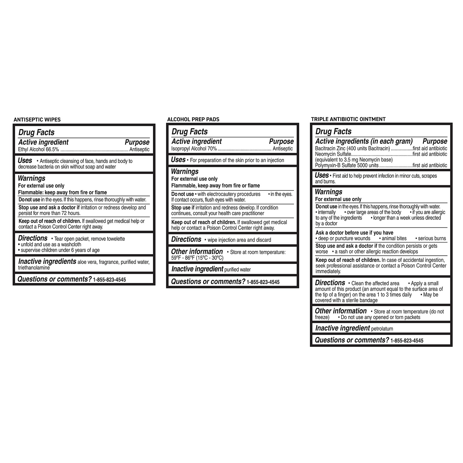 Care Science First Aid Kit, 110 Pieces | Professional 110 Piece Set, Clear