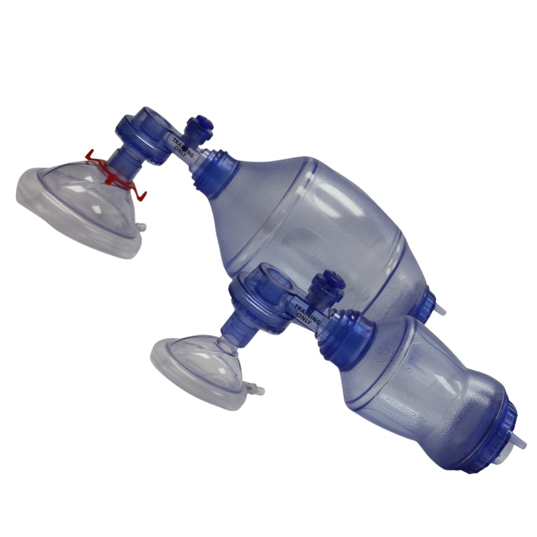 CPR Training BVM Bag Valve Mask Adult Child Kit