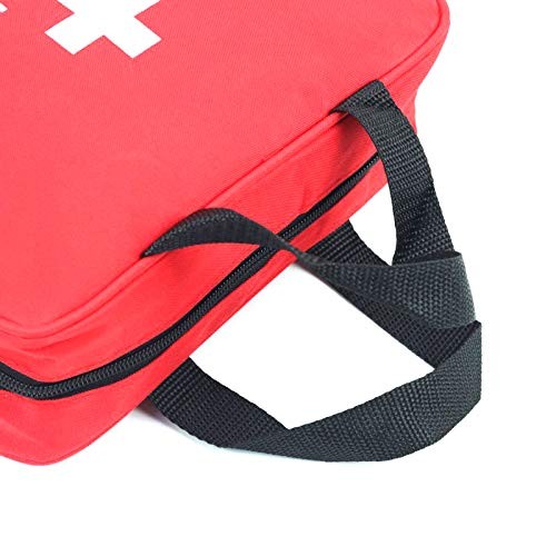 PAXLAMB First Aid Bag Kit Empty 1 Count (Pack of 1), Red 1PC