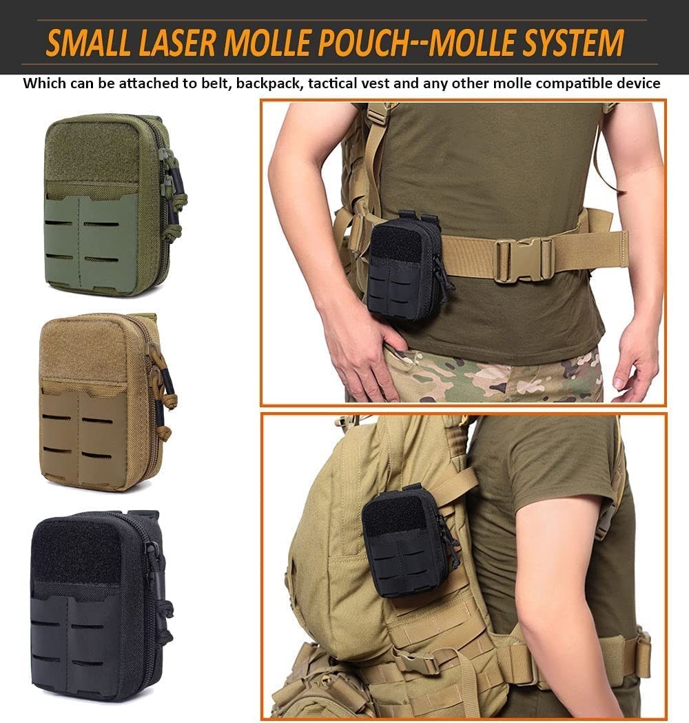 Tactical Molle Pouch Military Waist Bag EDC Outdoor Medical Molle Tool Pack Case