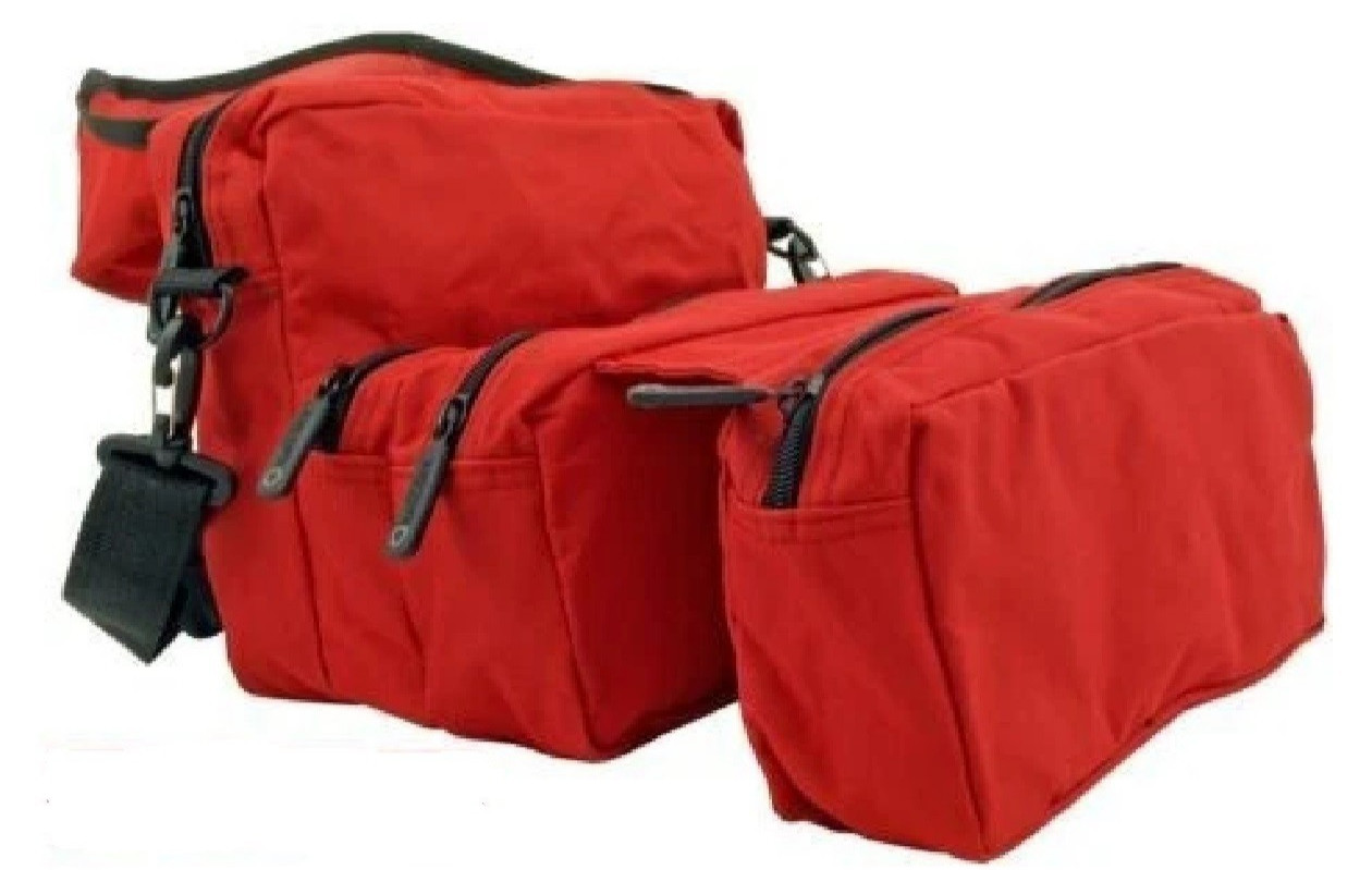 EastWest M3 Quad-Fold Medic Bag BAG ONLY First Aid Tactical MOLLE Field Bag RED