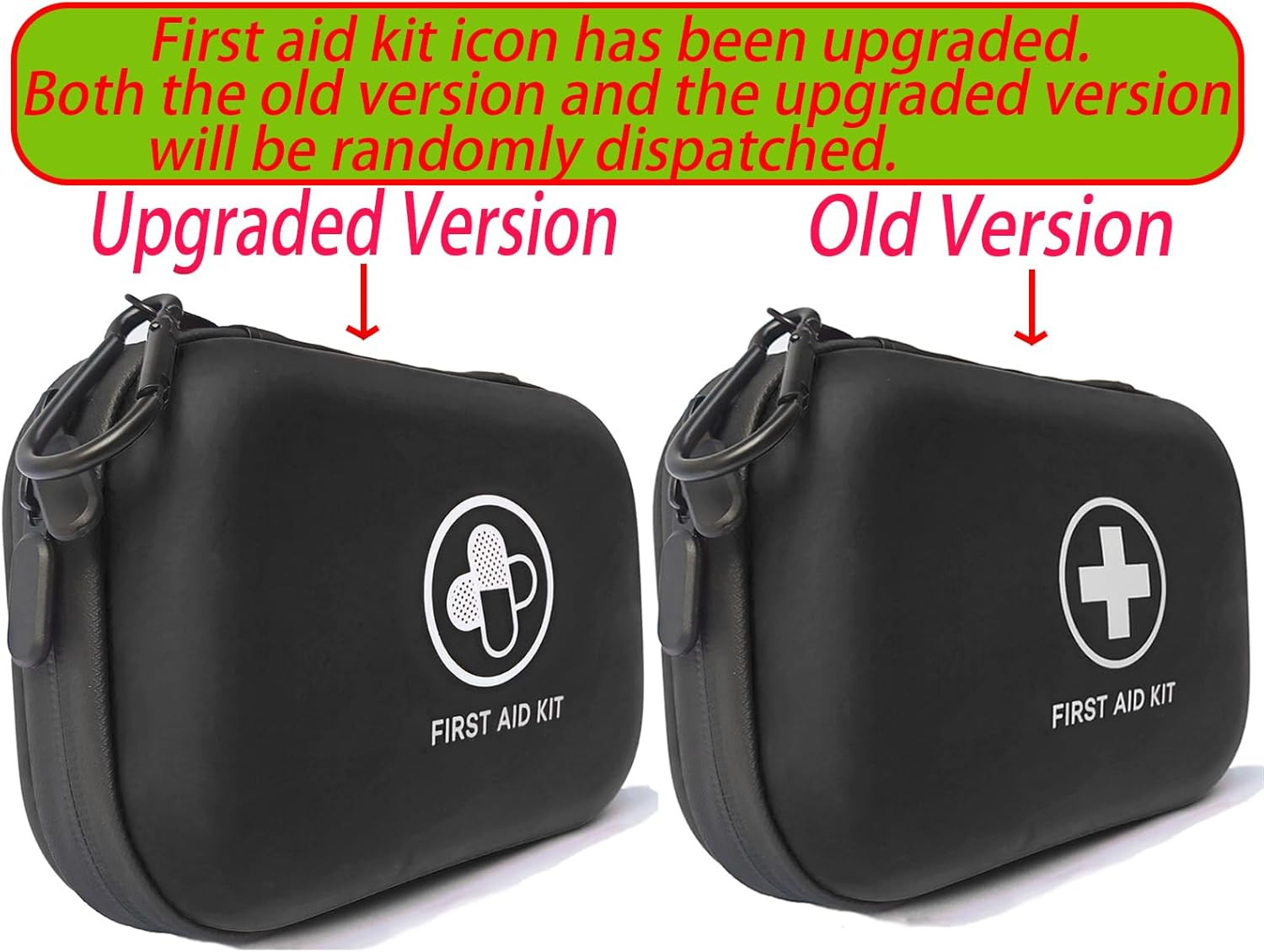 First Aid Kit 152 Piece Waterproof Hard Shell Portable Medical Kit, Black | Wate