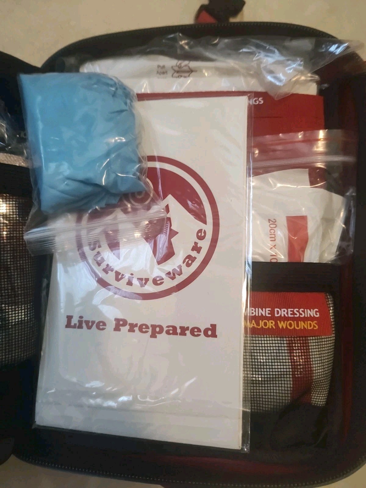 Survive Ware First Aid Kit Waterproof New