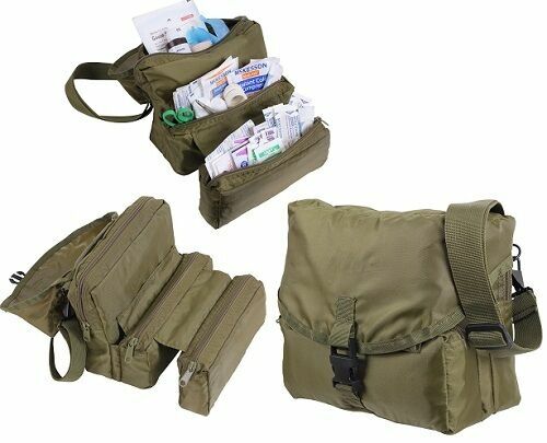 NEW Elite First Aid M-3 Trifold IFAK EMT CLS Medical MOLLE Field Bag OD GREEN