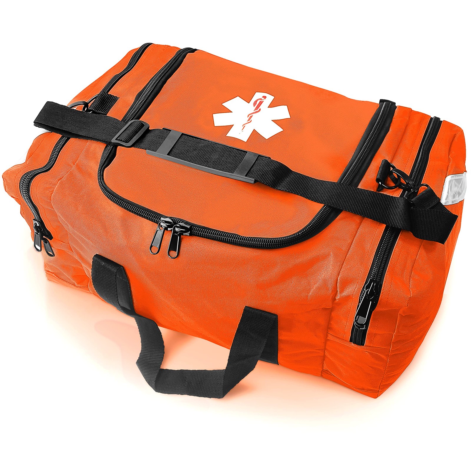 Large EMT First Responder Trauma Medical Bag 21x12x9 Inches Orange