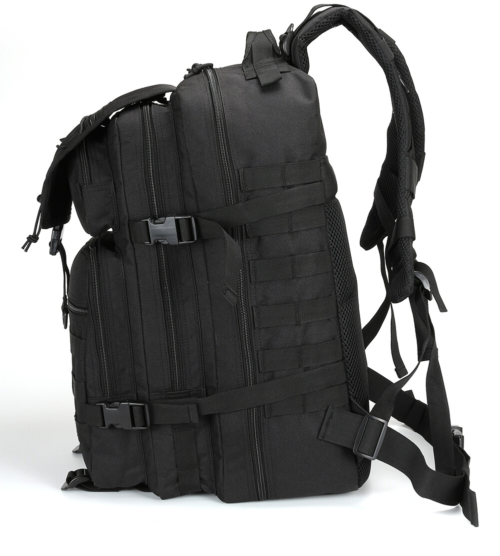 45L Molle Army Military Tactical Backpack Waterproof Assault Bag Travel Rucksack