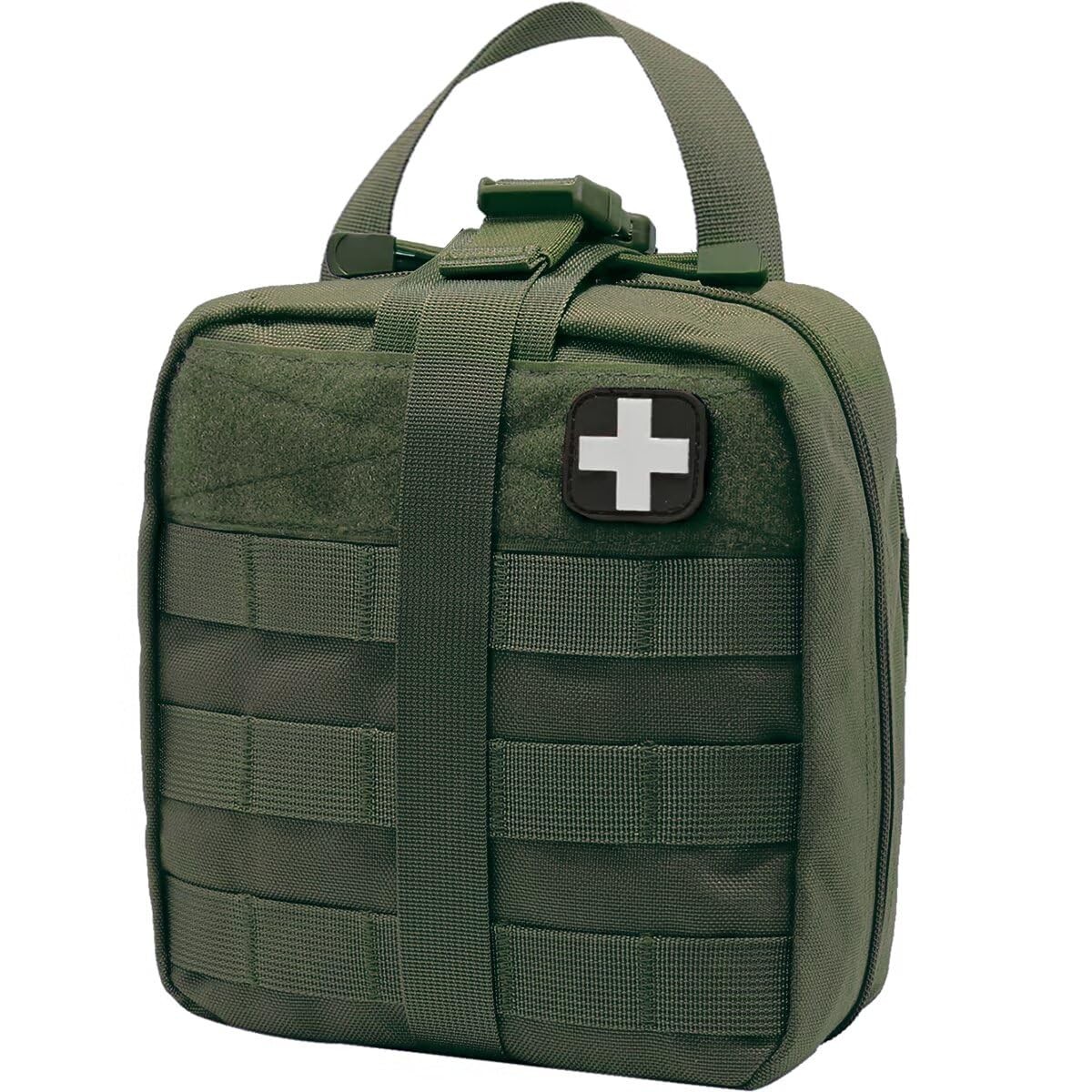 First Aid Kit Med – Kit Rip-Off 180 pcs Water-Resistant Kit for Camping Hikin…