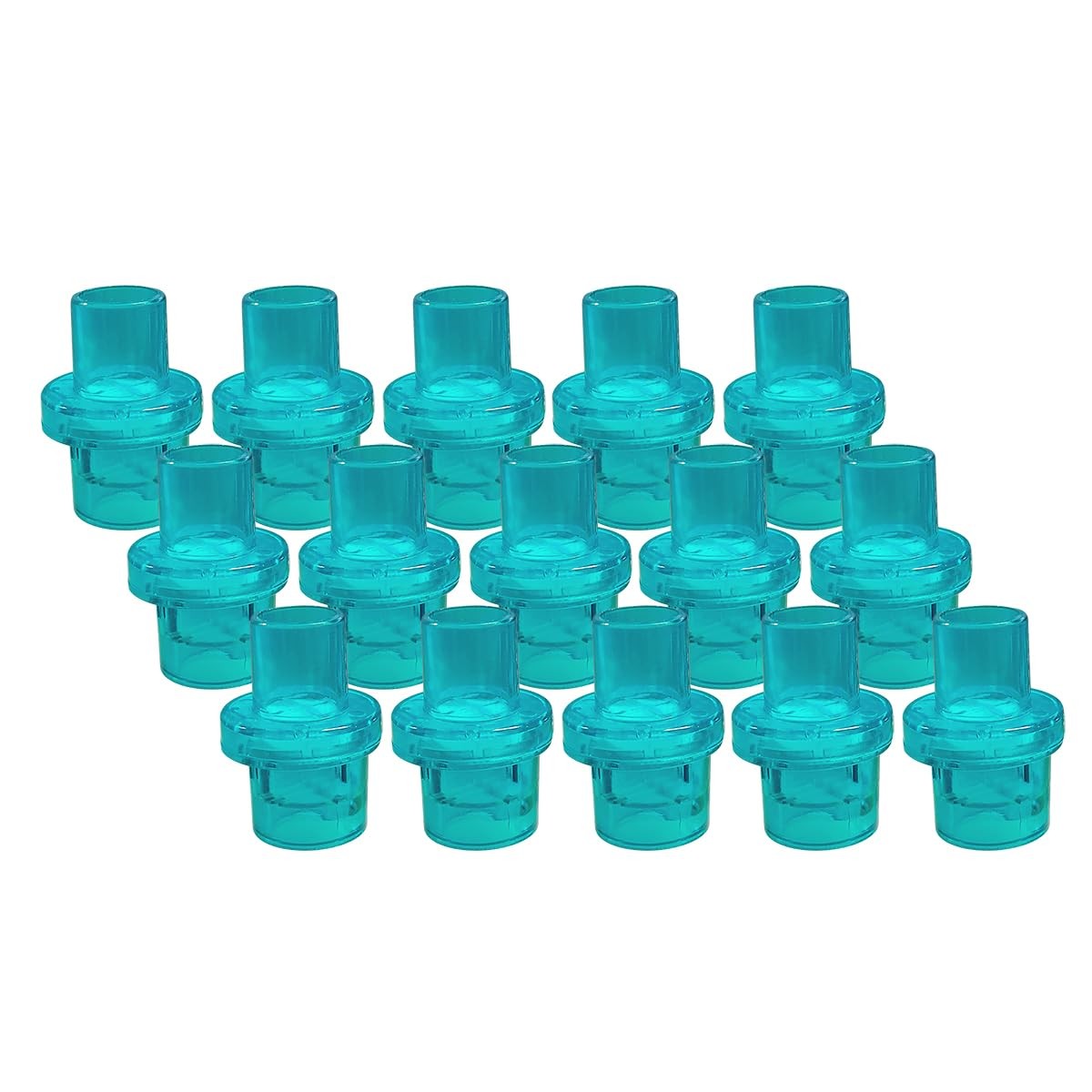 Pack of 100pcs CPR Way Valves CPR Training Valve Green for Training – Individ…