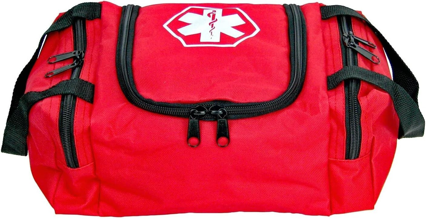 DIXIE EMS 636841-R EMPTY FIRST RESPONDER II TRAUMA BAG RED