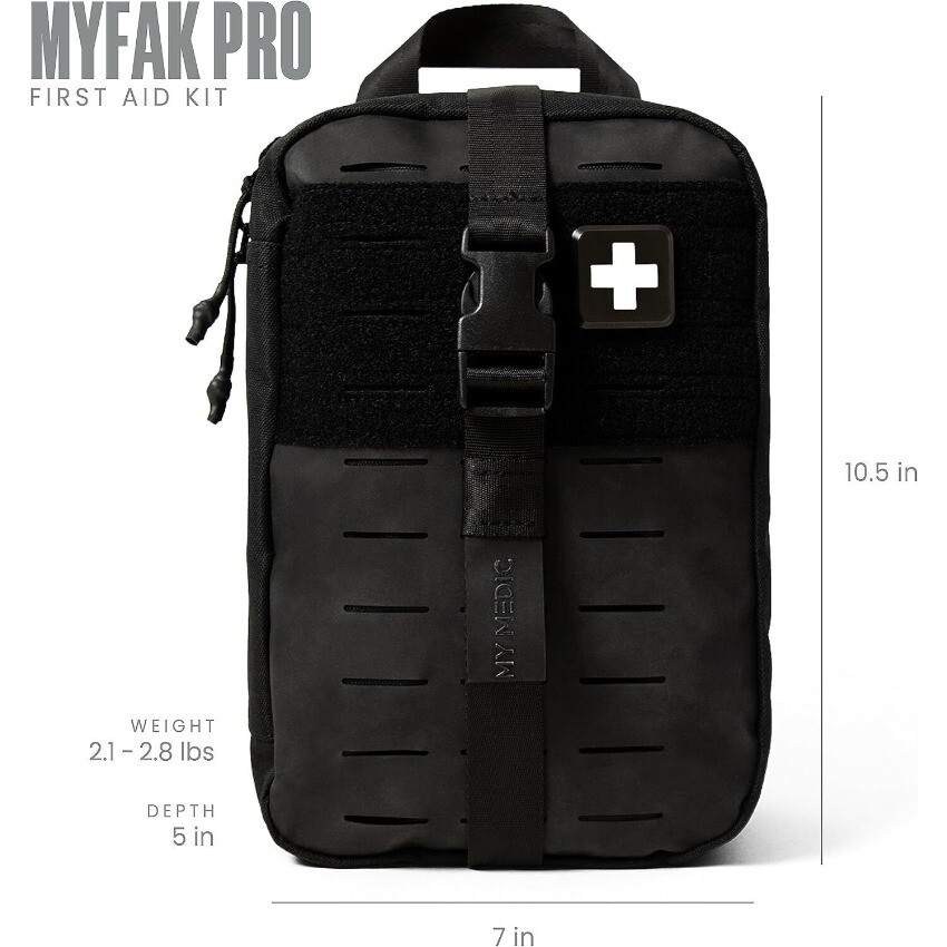 MY MEDIC MyFAK PRO Ifak First Aid Kit – 140 Life Saving Trauma economical