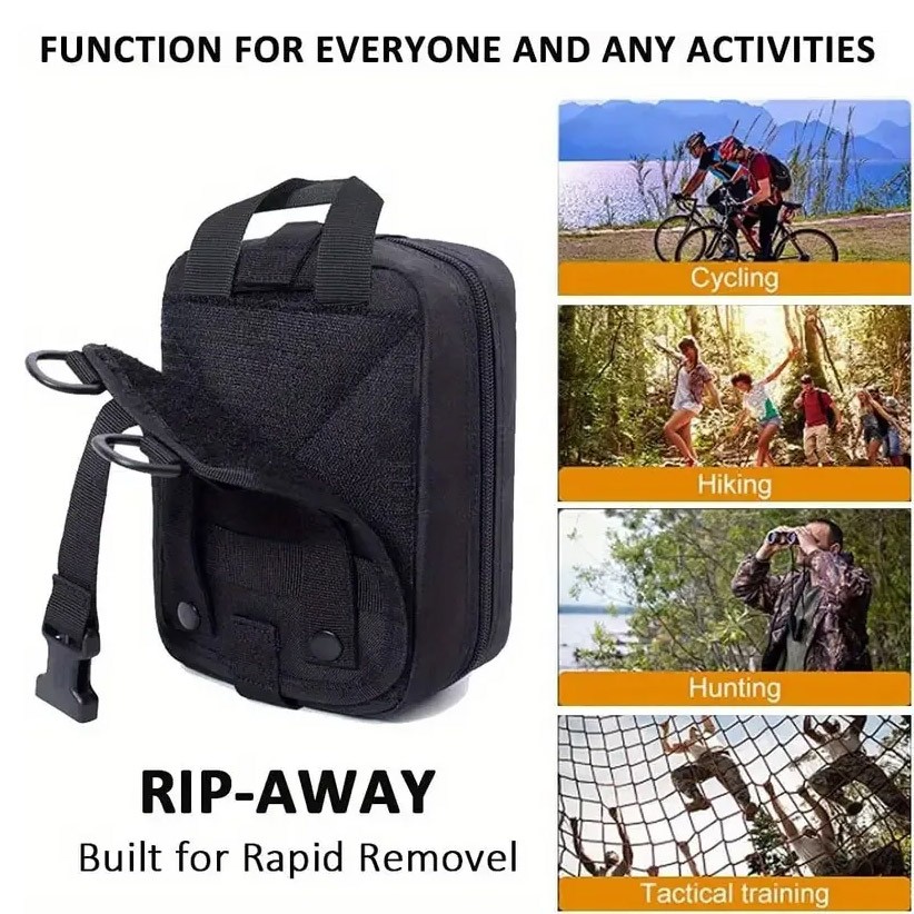 Tactical First Aid Kit Medical EMT Bag Emergency Survival Molle IFAK SOS Pouch