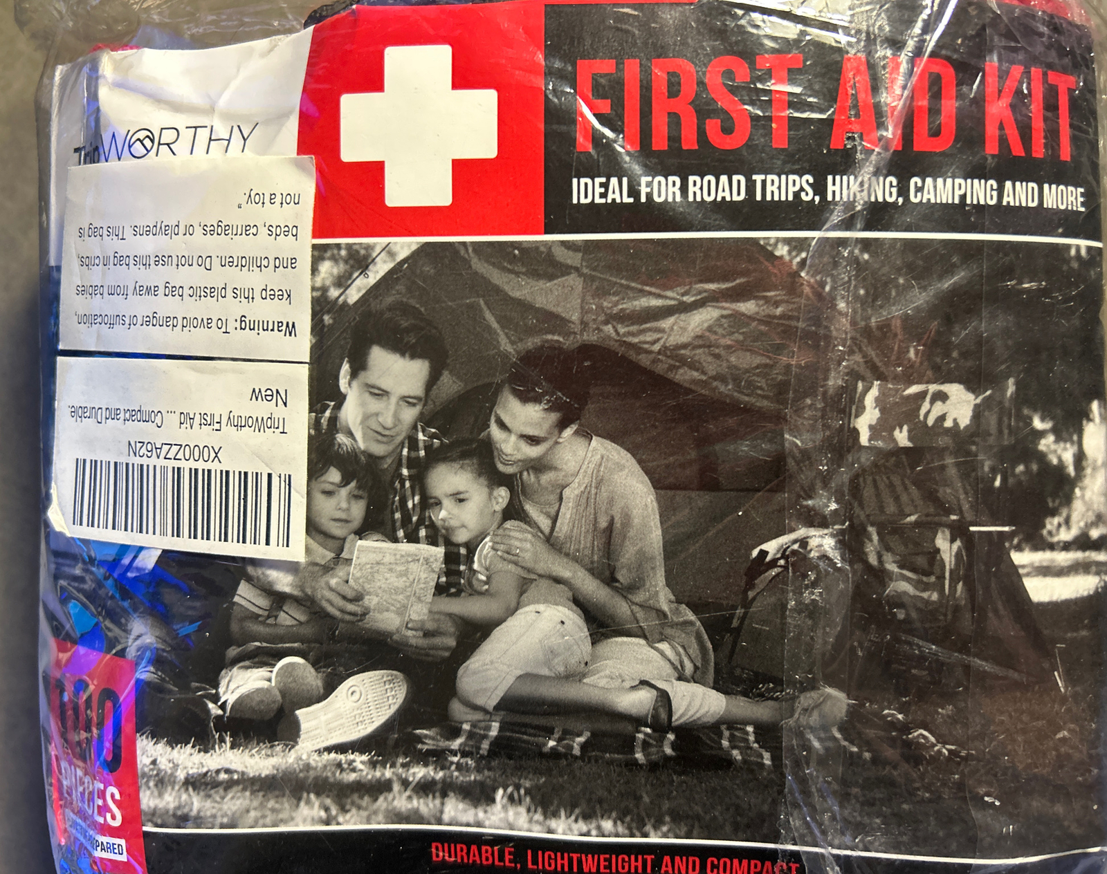 Mini First Aid Kit, 100 Pieces Water-Resistant Shell Small Case -Free Shipping