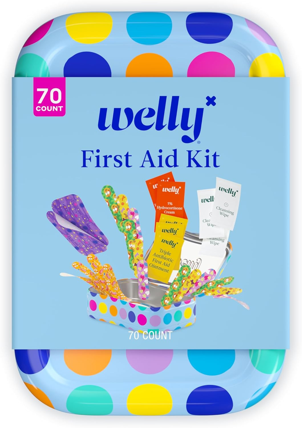Welly First Aid Kit – Bravery Badges in Flexible Fabric and Waterproof, Singe Us