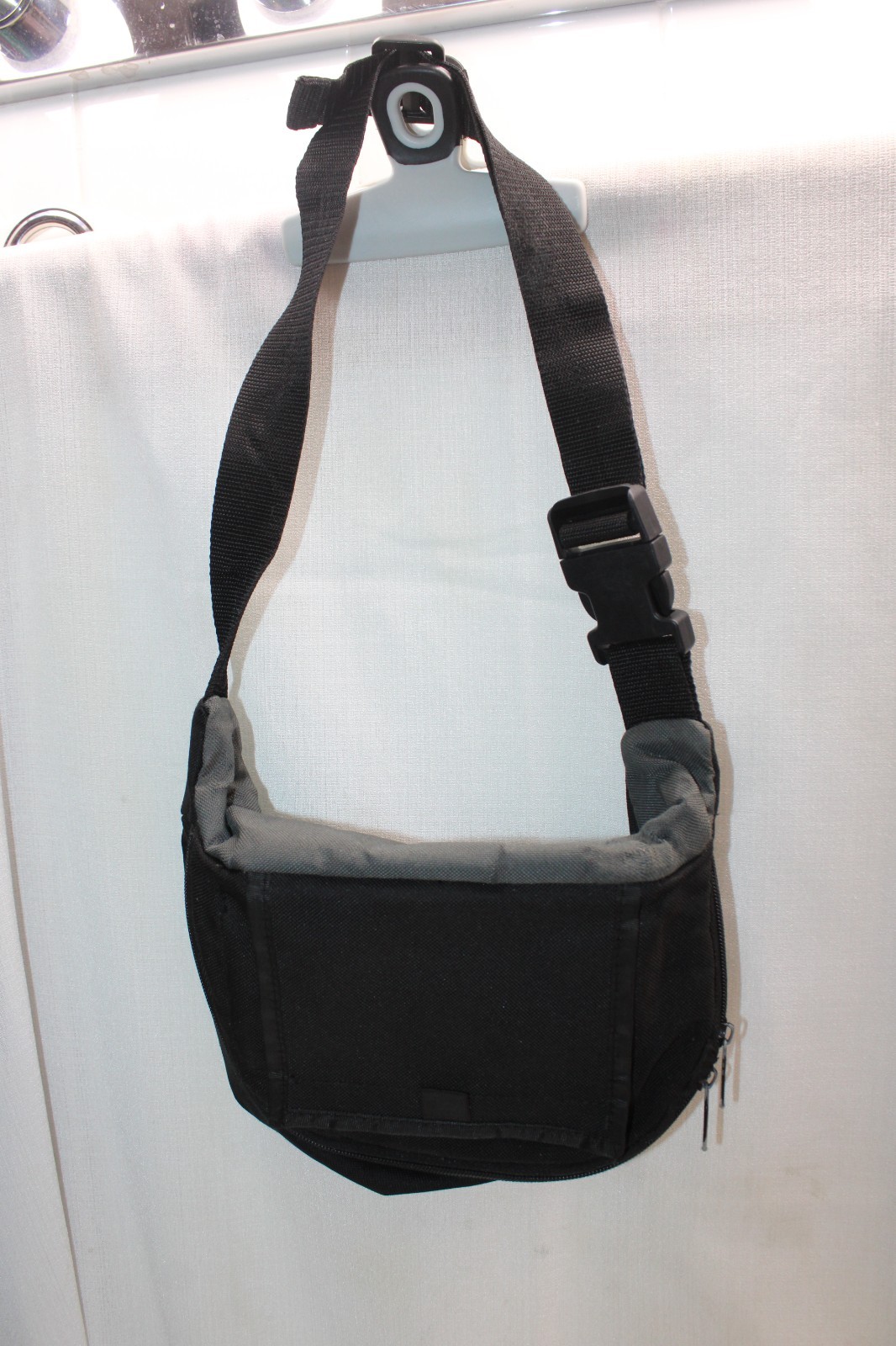 McKesson Universal Infusion Pump Fanny Pouch black exterior and lining