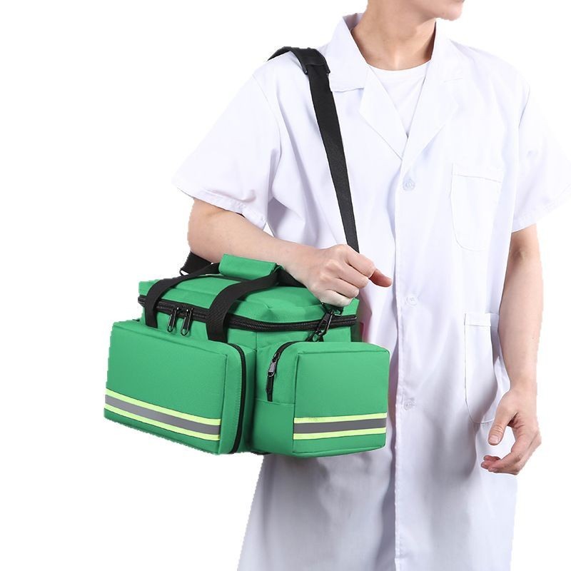 Waterproof Emergency Medical Bag Portable Clinic Community Visits First Aid Kit.