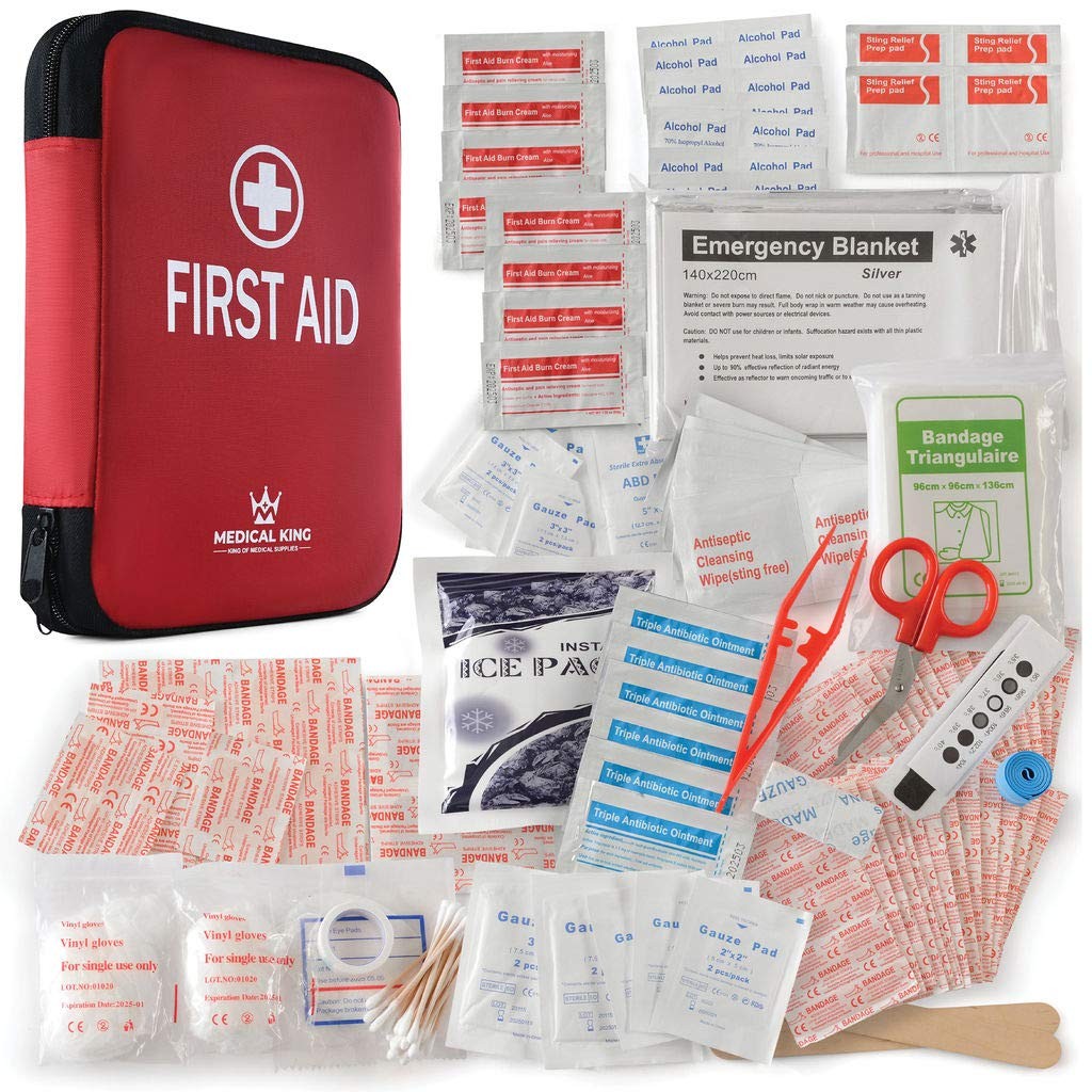 Medical king First aid kit, All-Purpose Supplies – 360 Piece Set