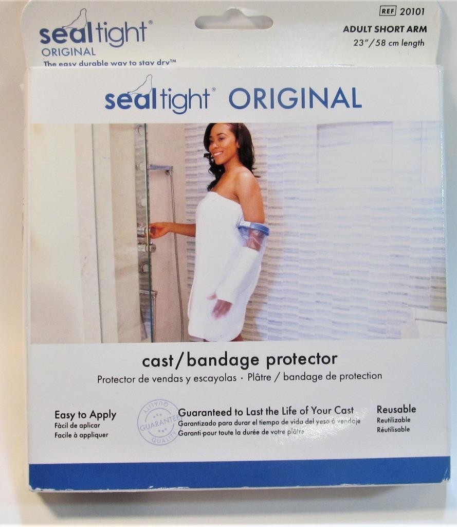 Seal Tight Original Waterproof Cast Bandage Protector Adult Short 23in FREE SHIP