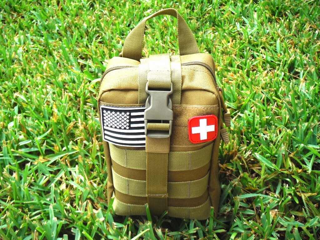 251 Pcs First Aid Kits For Emergency Trauma Military Survival Travel IFAK Khaki