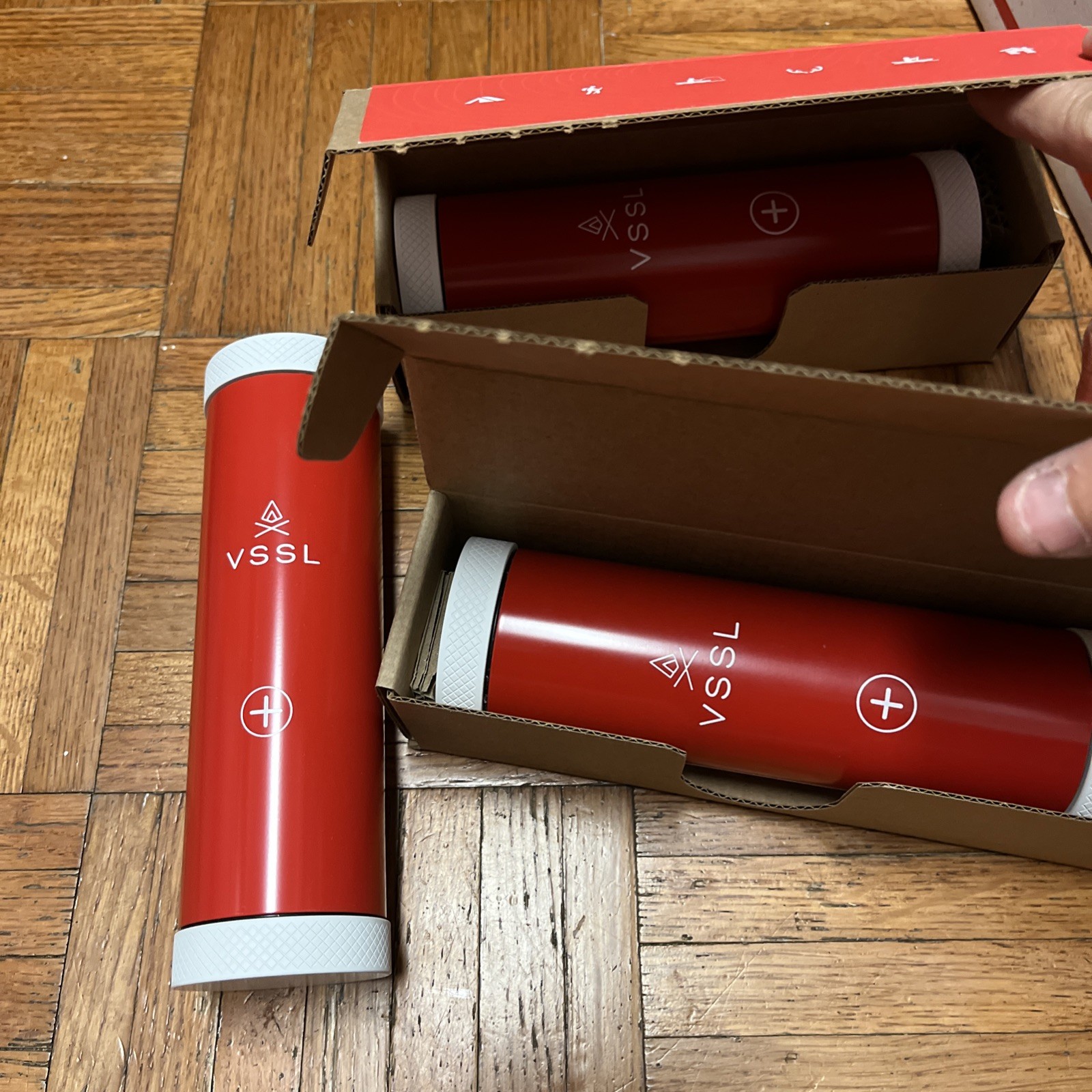 Lot of 3 – VSSL Mini First Aid Stash – Red – New
