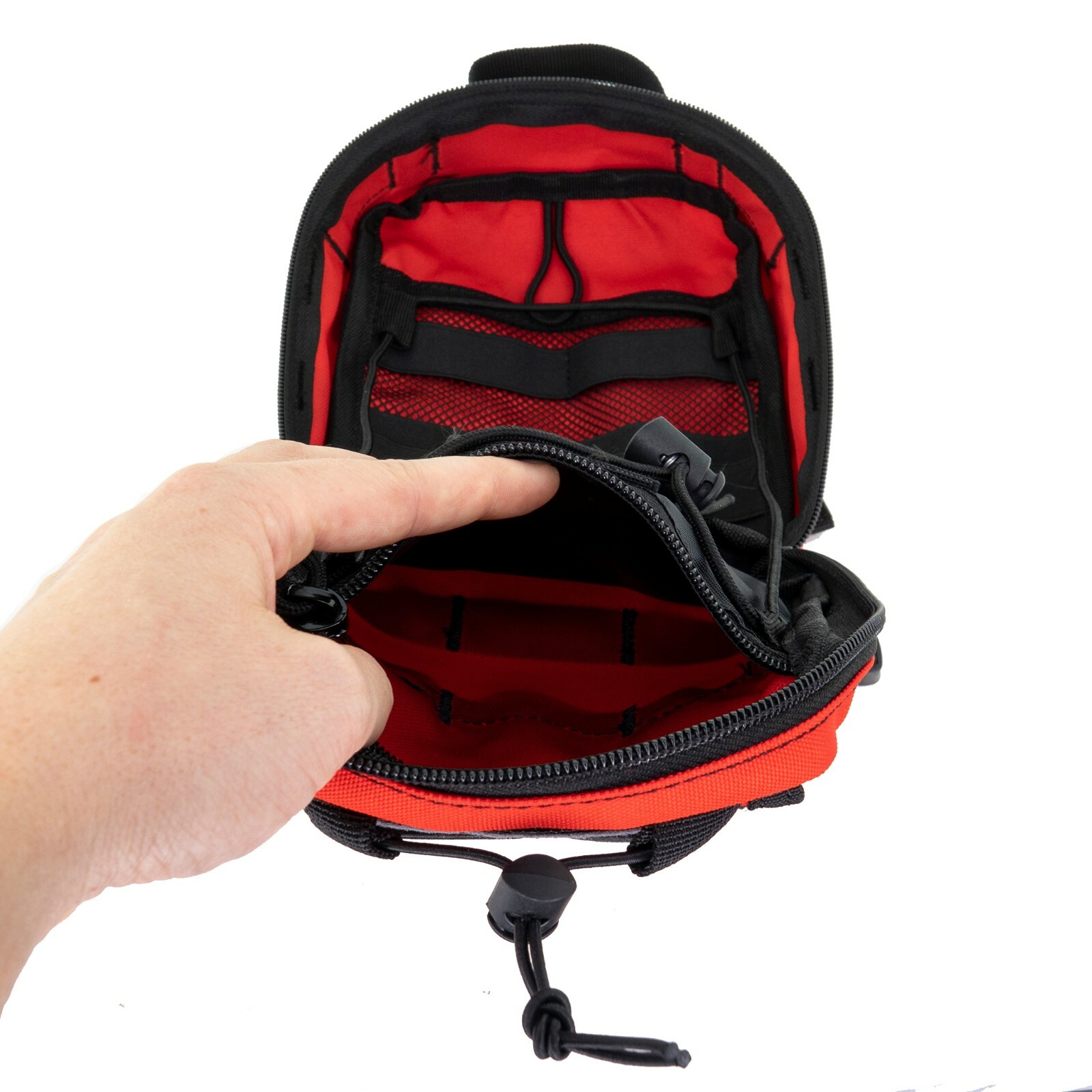 LINE2design First Aid (Ifak) Molle Pouch – Emergency Medical Trauma Bag – Red
