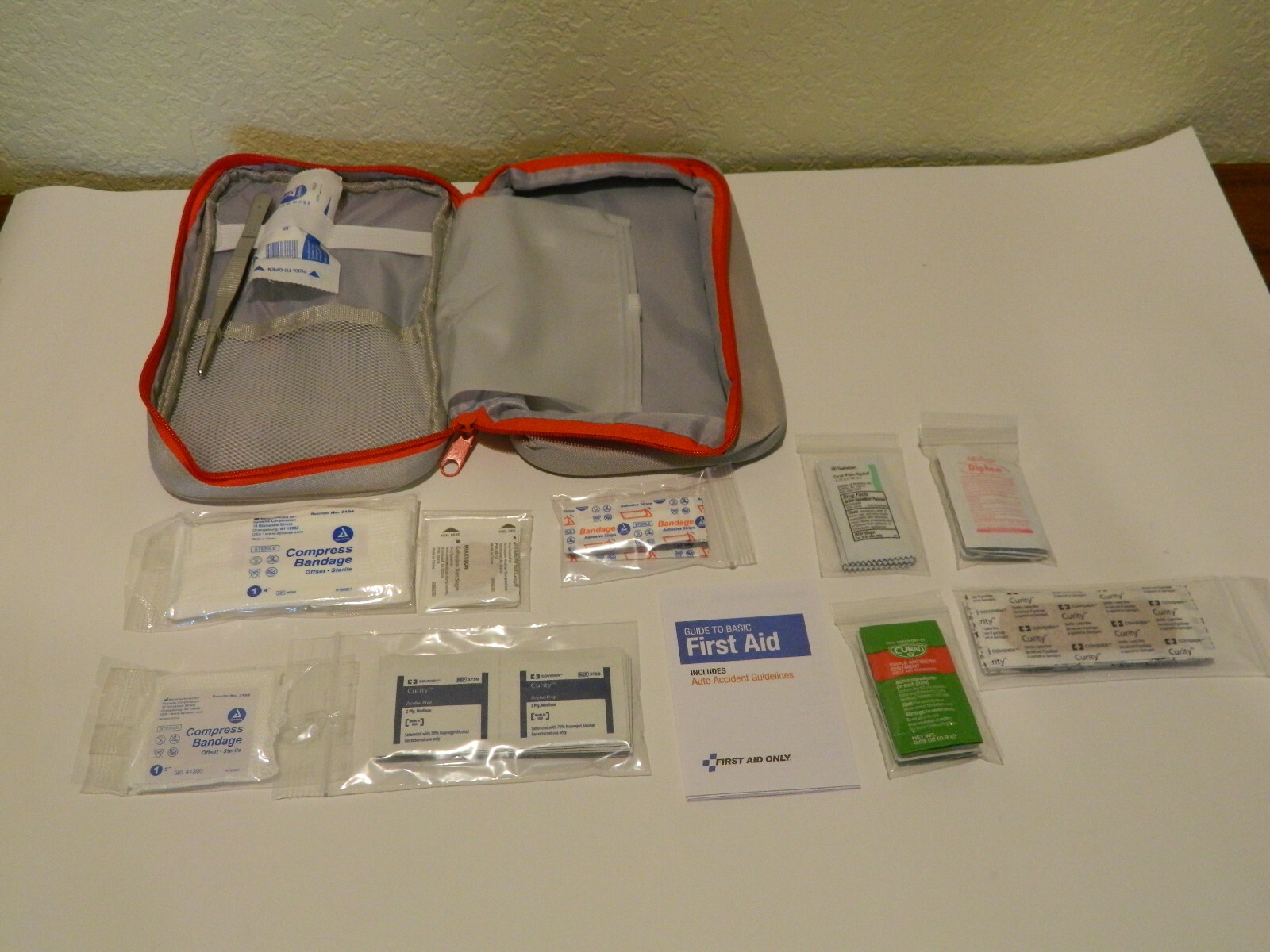 70 Items First Aid Kit Home, Auto, Camper, Motorcycle, Boat,Off Road Vehicle