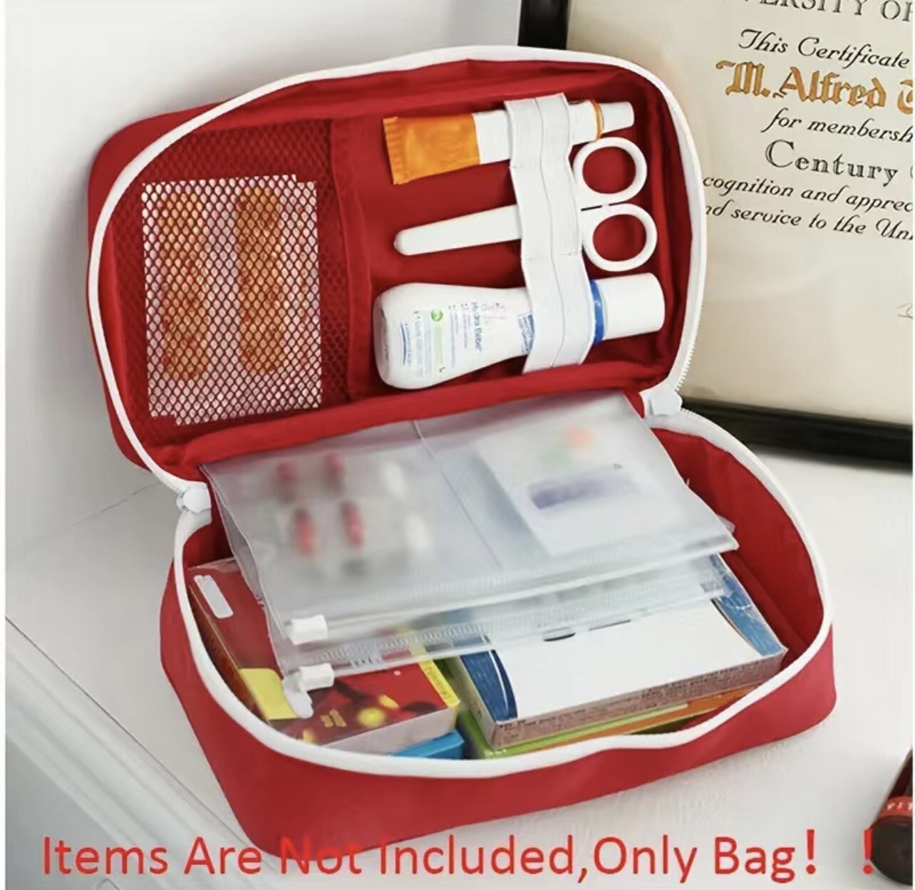 First Aid Kit, Emergency, Car Boat, Outdoor Travel Bag Survival – EMPTY BAG