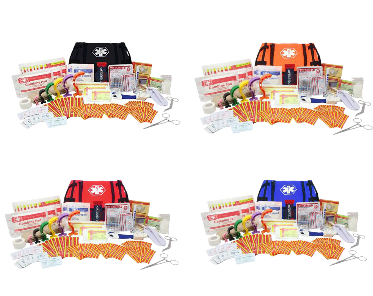 Dixie EMS First Responder Fully Stocked Trauma First Aid Kit