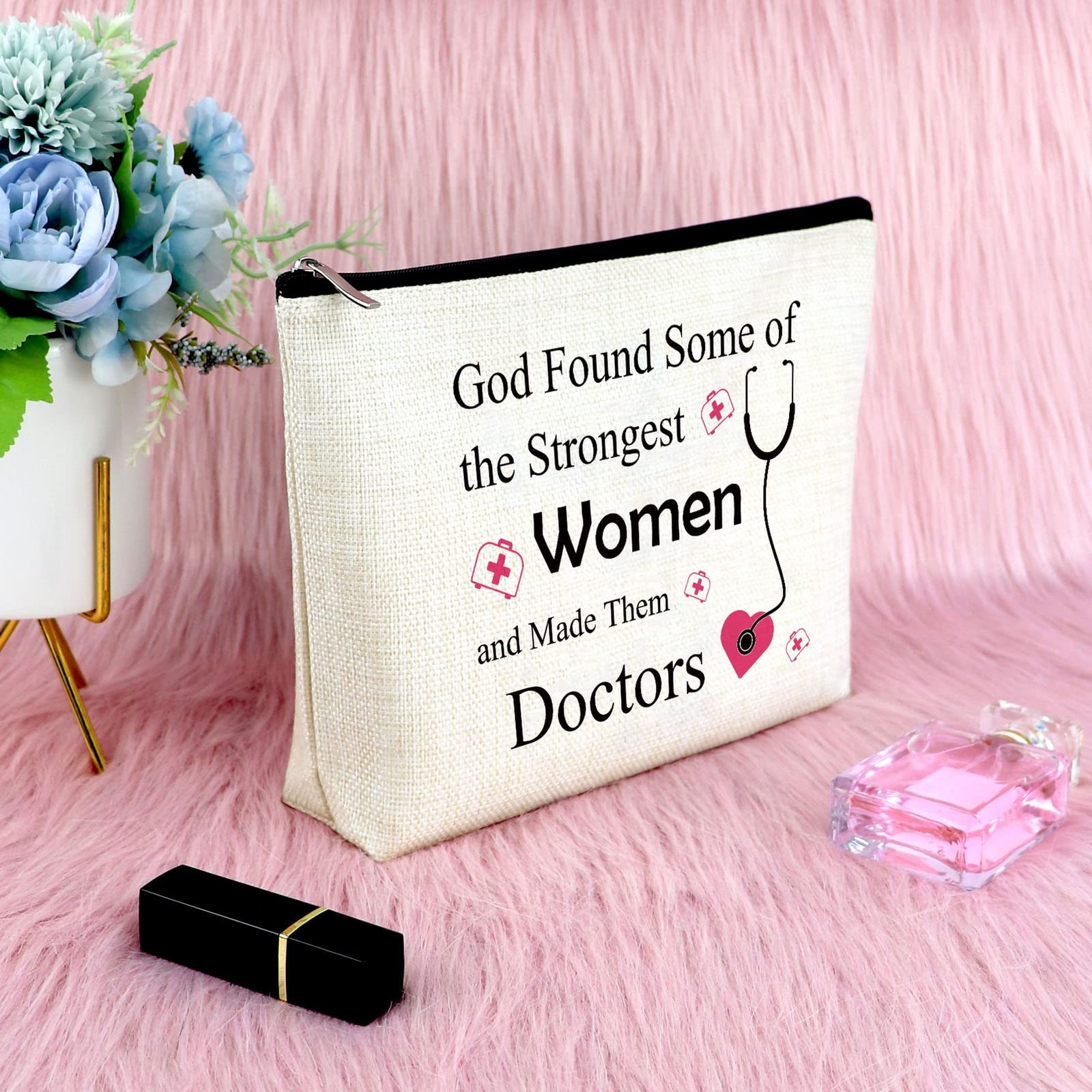 Sfodiary Doctor Gift for Women Makeup Bag Doctor Appreciation Gift Medical Stude