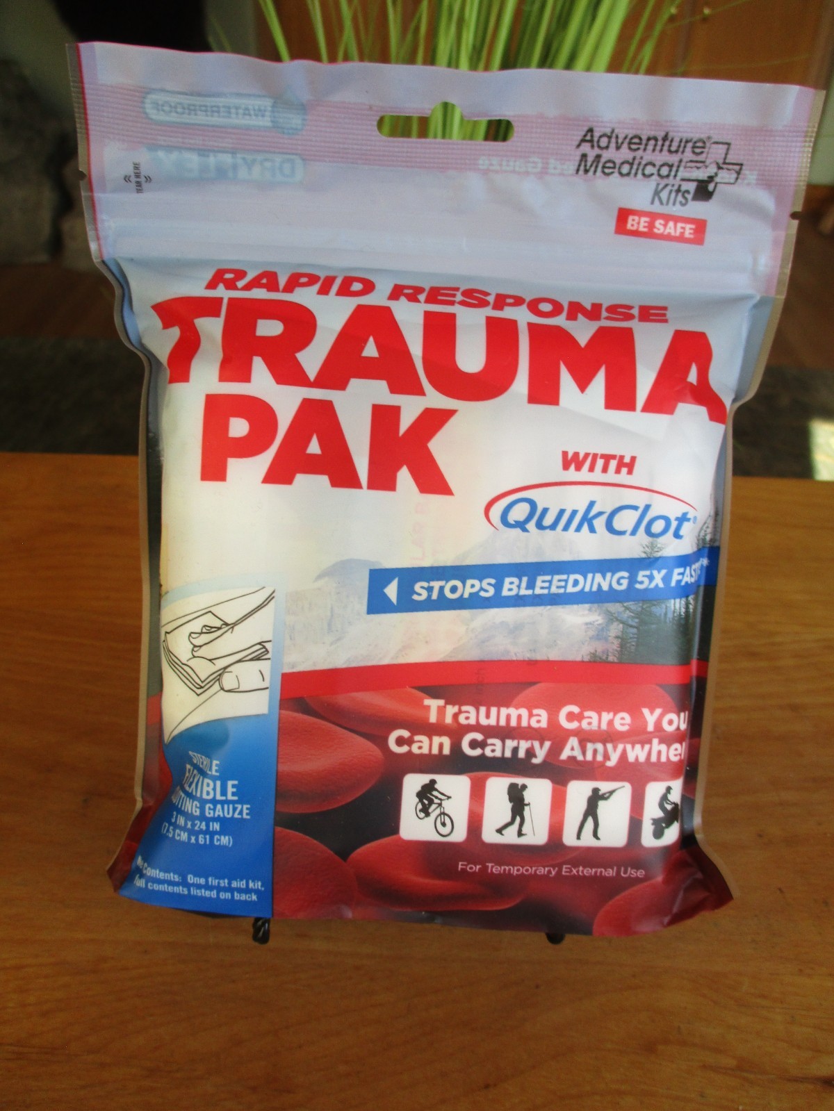 Adventure Medical Kits Trauma Pak First Aid Kit with QuikClot Sponge Outdoors