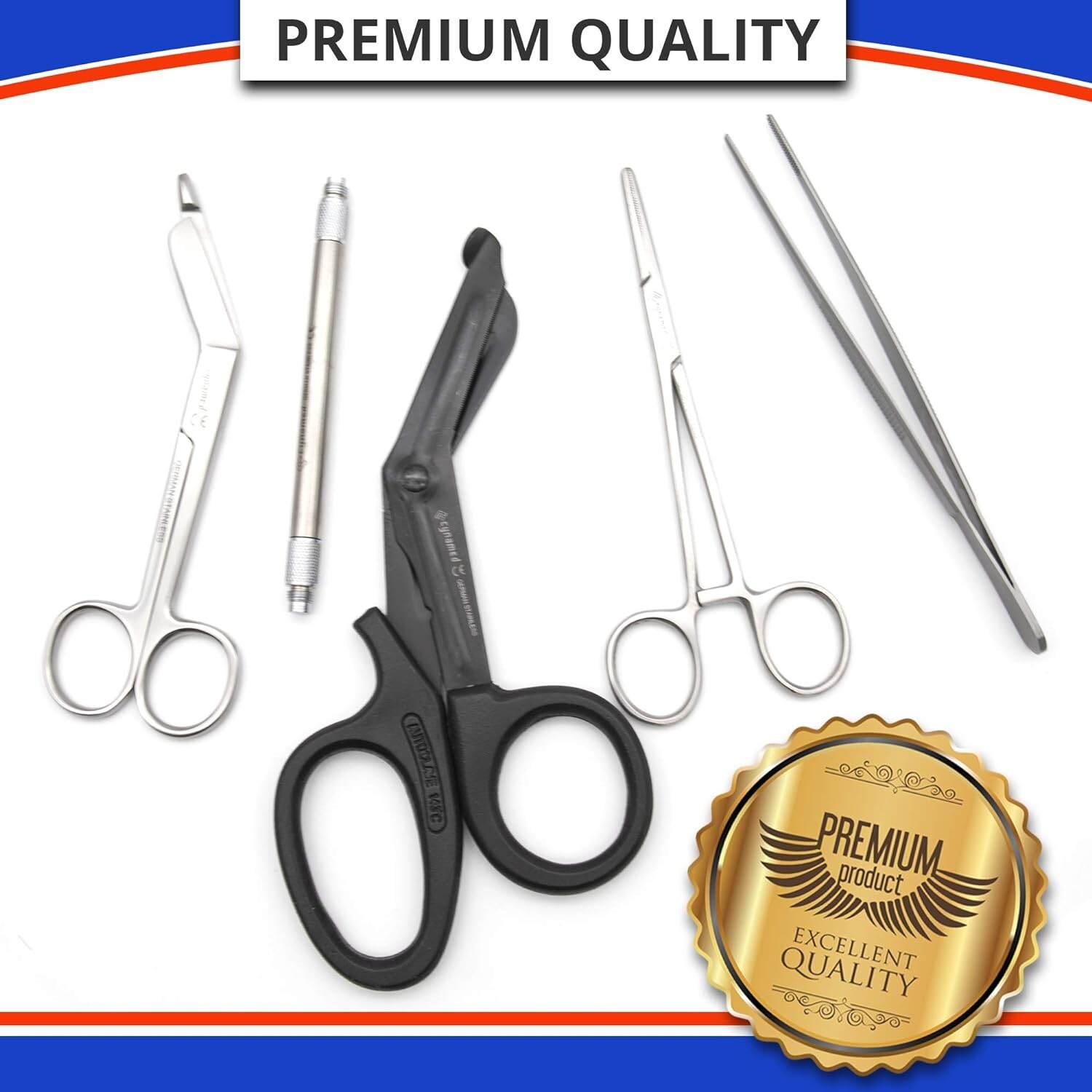 Cynamed First Responder Medical Tool Kit Bandage Scissors Emergency Responders