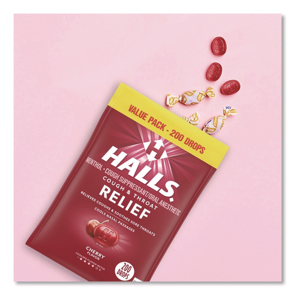 Green Rabbit 22002530 Relief Cough Drops – Value Size Cherry (200/PK) New