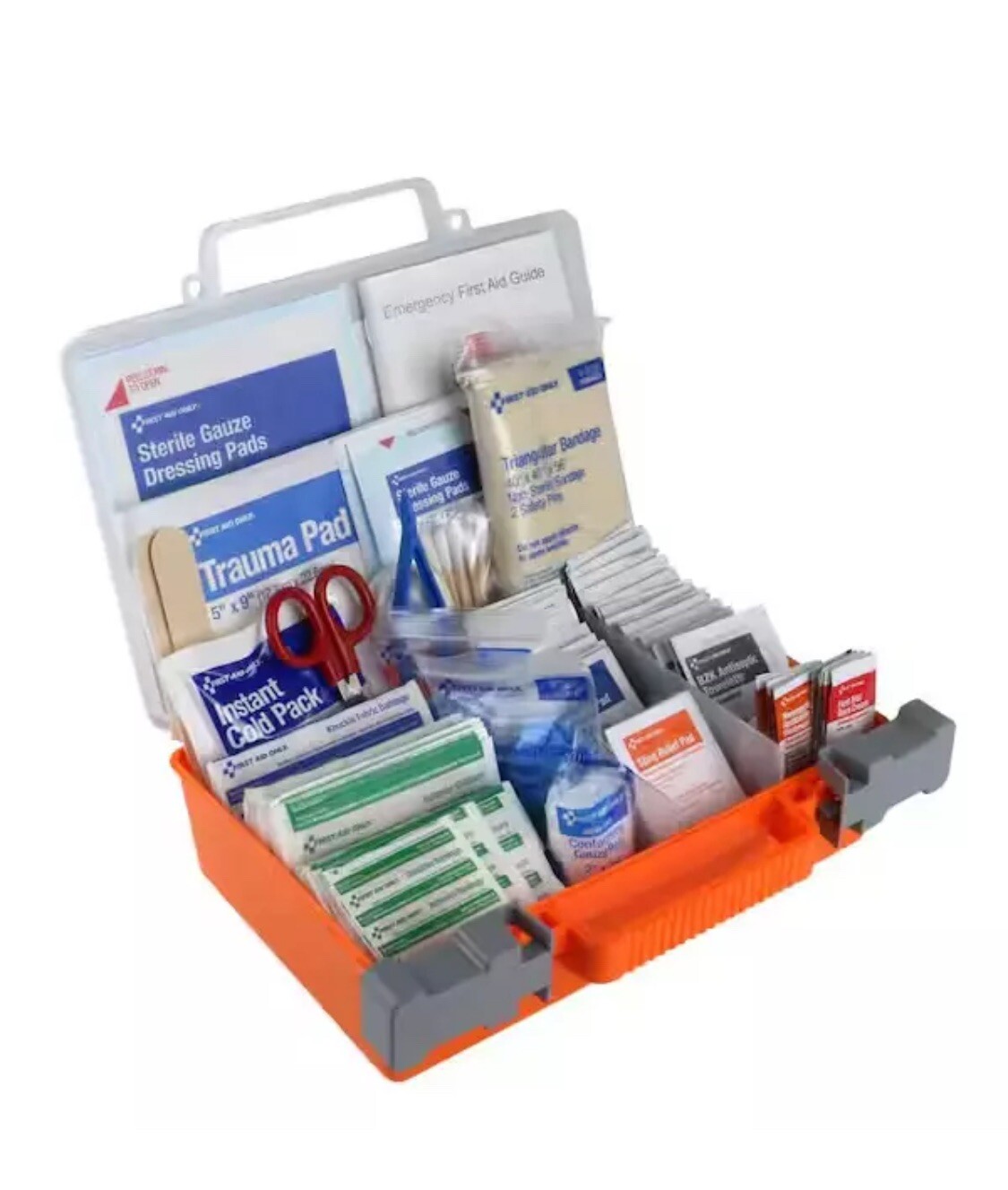 Sealed 180-Piece, 25-Person Plastic OSHA First Aid Kit Emergency Home Office Car