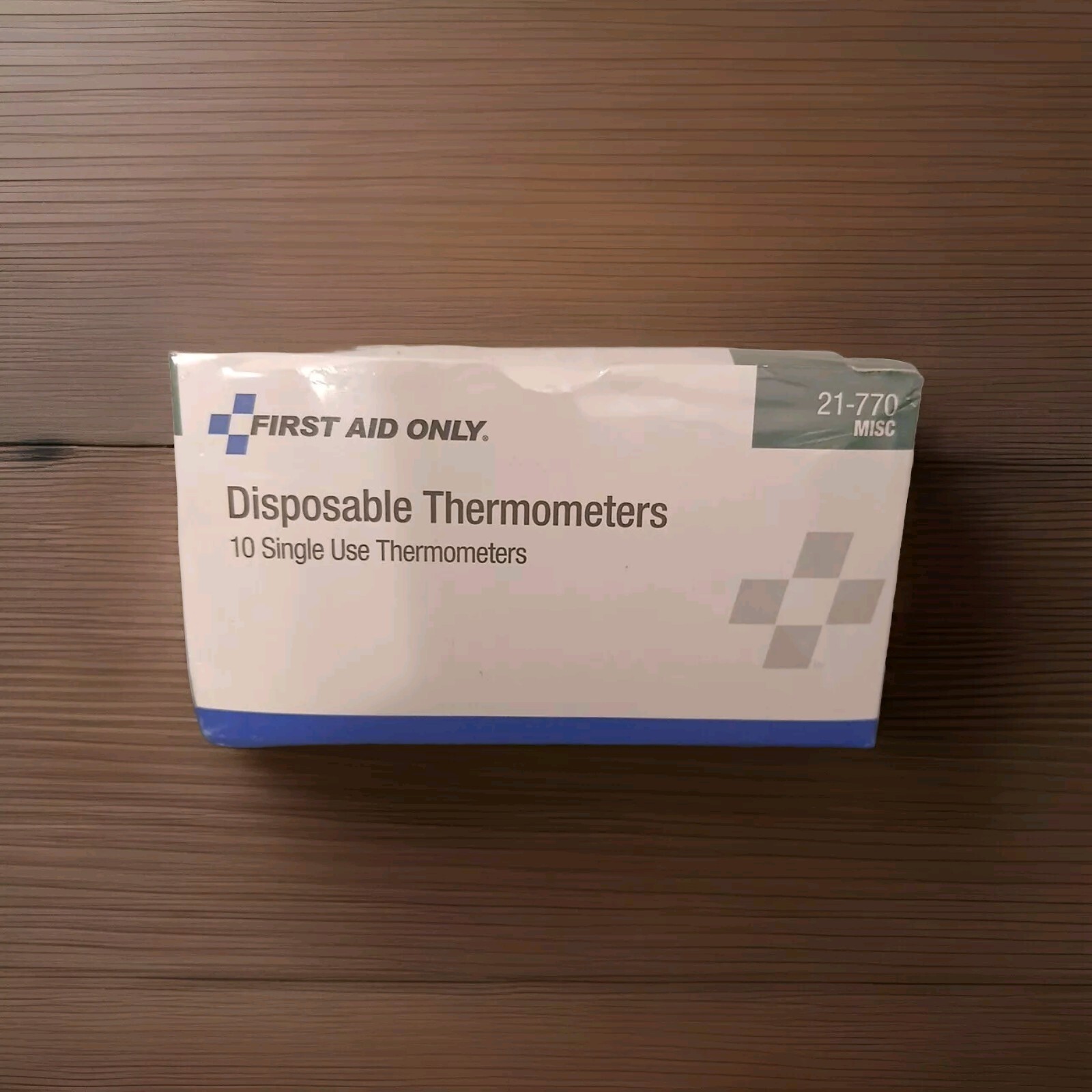 First Aid Only 21-770 Disposable Thermometer 10 Count (Pack of 1), White