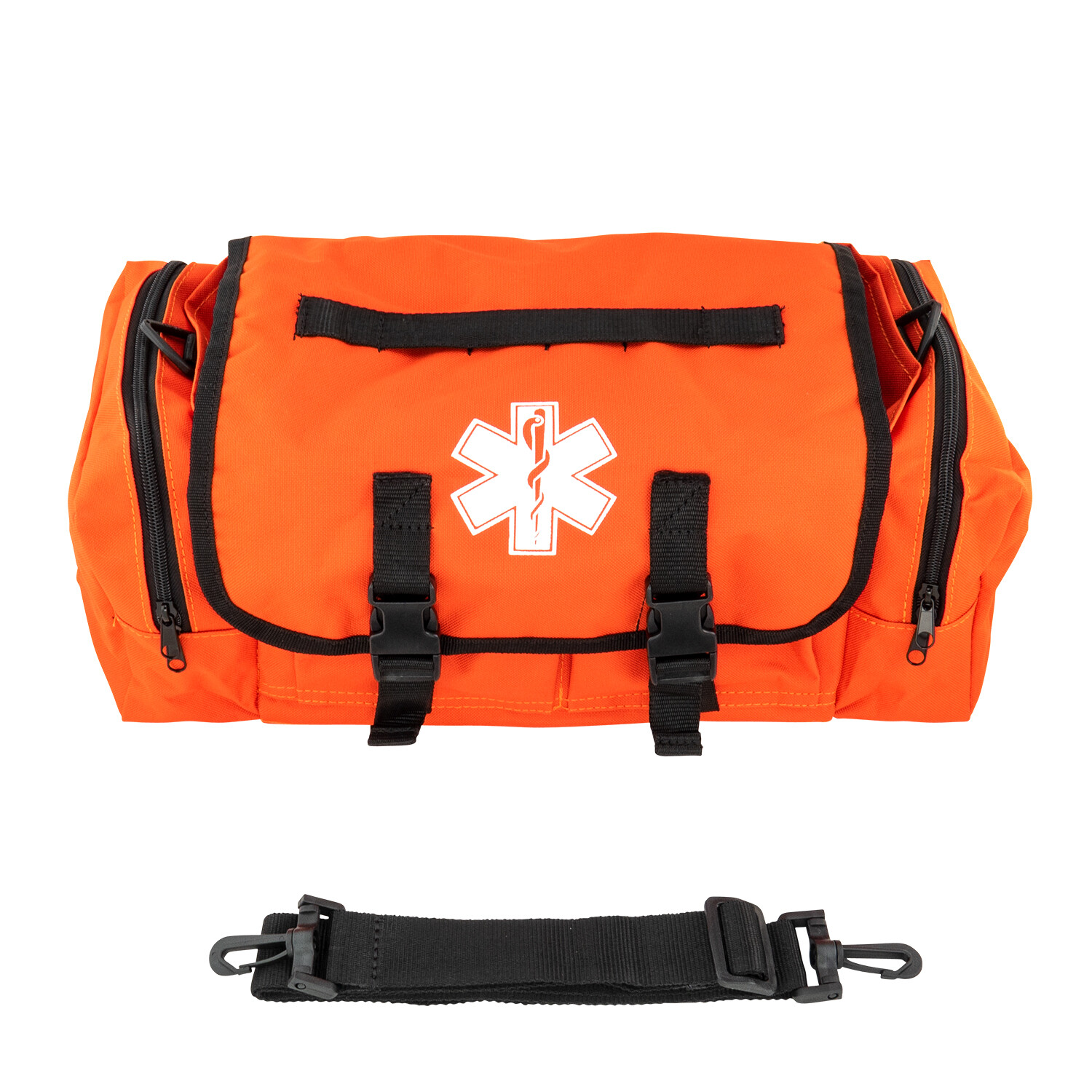 LINE2design First Aid Bag – Medical Supplies Trauma First Responder Bag – Orange