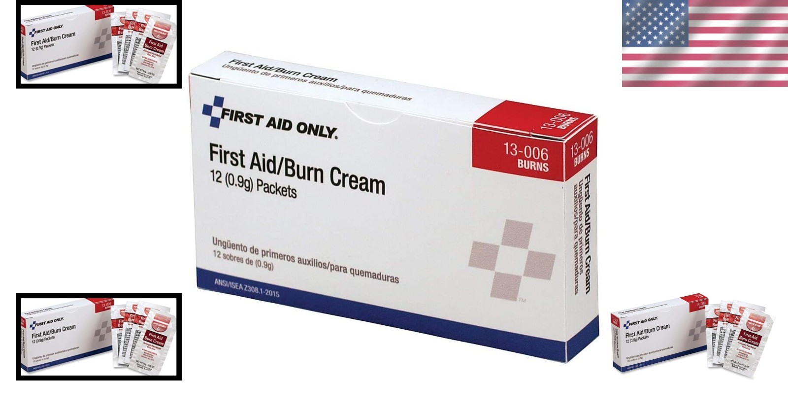 Portable Burn Cream Packets – 12 Sterile for Quick Relief from Minor Burns