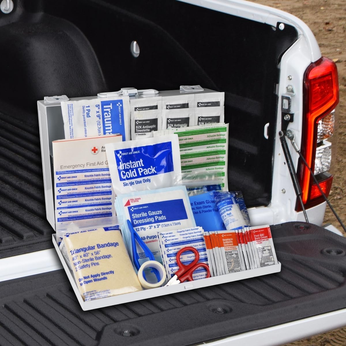First Aid Kit 178 Pieces Emergency Kit for Construction Home Car Worksite