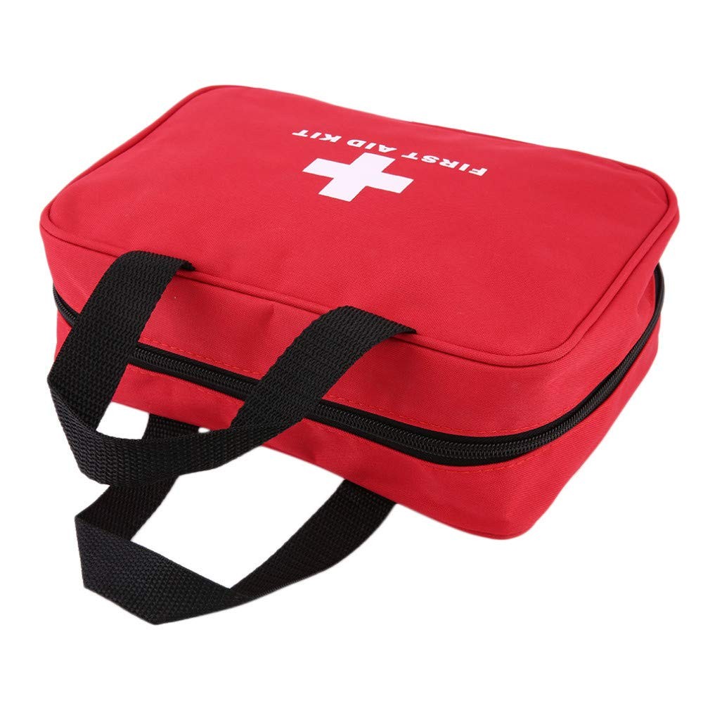 MTGHYARE Red First Aid Kit Bag Empty, Empty Travel 1 Count (Pack of 1),