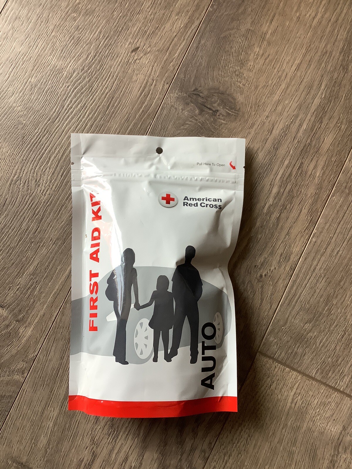 First Aid Only American Red Cross Plastic Auto First Aid Zip Kit
