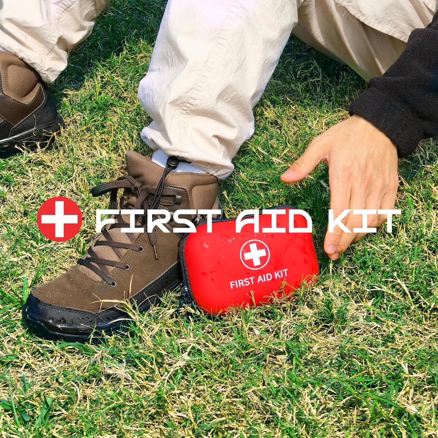 Prelady 181-Pc Mini First Aid Kit, Waterproof, Portable for Travel/Home