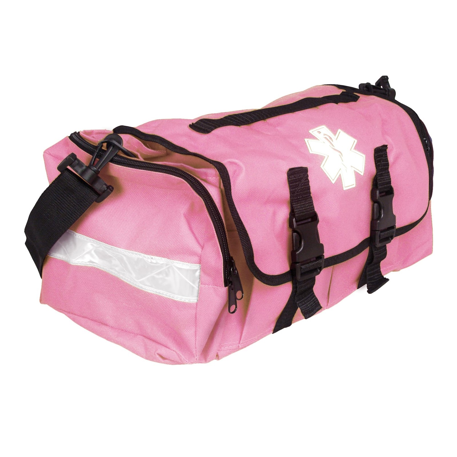 Dixigear First Responder On Call Trauma Bag W/Reflectors (Pink) Large, Pink